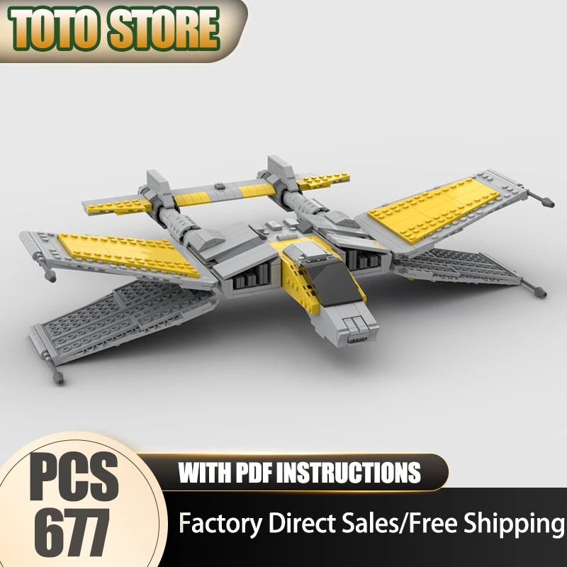 

Звездная модель фильма Moc Building Bricks X-83 Twintail Модель Технология Блок Игрушка DIY Сборка Рождественский праздничный набор Подарки