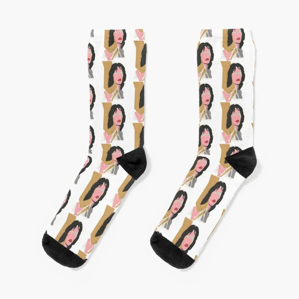 

Mick Jagger Andy Warhol Socks Run cycling Sports retro Women's Socks Men's