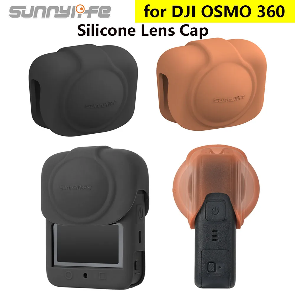 

Sunnylife Lens Cap for DJI Osmo 360 Camera Lens Guard Silicone Protective Cover Anti-dust Anti-Scratch Lens Protector Accessory