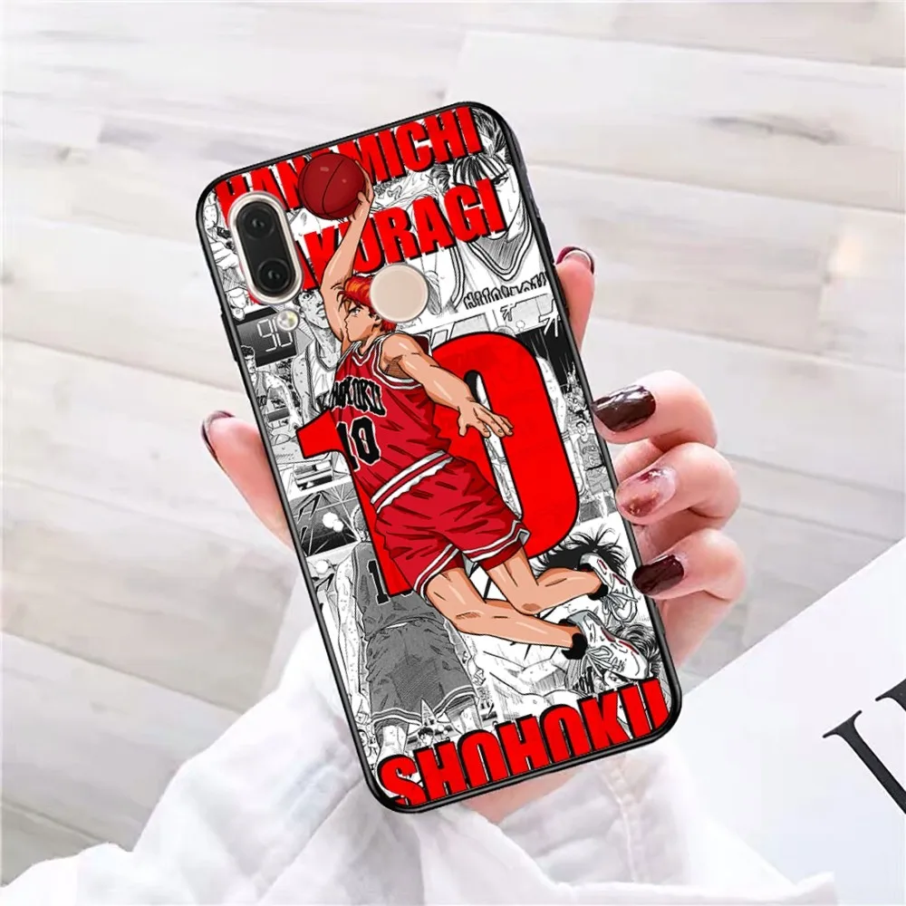 Funny Anime Slam Dunk Shohoku Phone Case For Redmi 5 6 7 8 9 10 plus pro 6 7 8 9 A GO K20 K30 K40 pro plus F3 Fundas