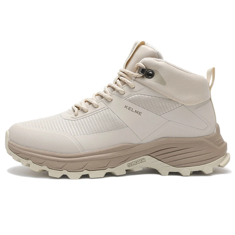 Kelme Men's Cotton Shoes Trend Retro Velvet Boots Sports And Leisure Shoes Thick Soled Shoes Outdoor Hiking Shoes