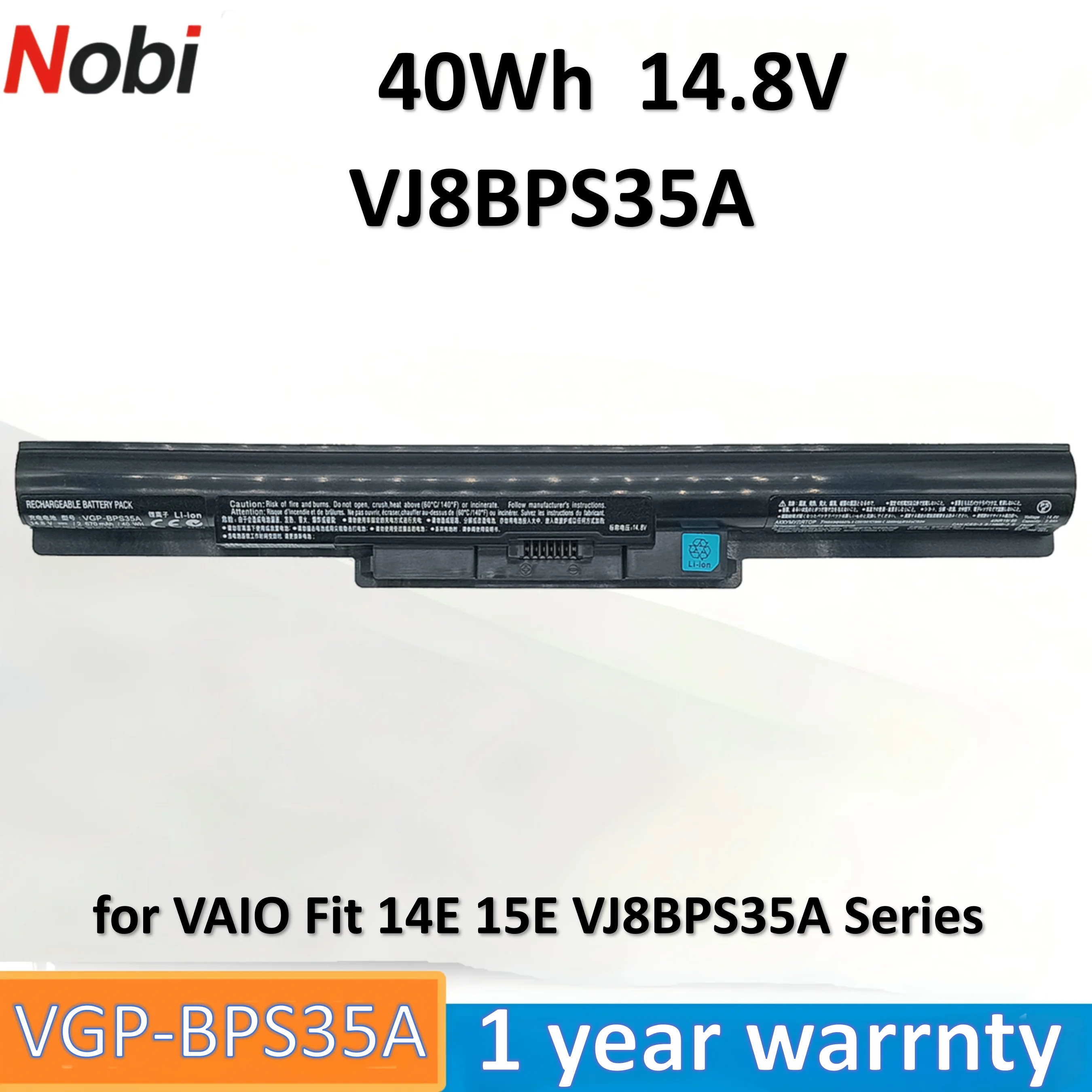 

Nobi VGP-BPS35A BPS35A SVF143A1QT SVF153A2TT battery for sony VAIO SVF142100C SVF142A1DT SVF152100C SVF153100C SVF142A23T 40Wh