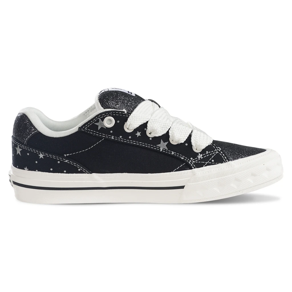 Ollieskate Sparkly Full Star Bagel Bread Skate Shoes Classic Casual Student Campus Sneakers Unisex For Men Women