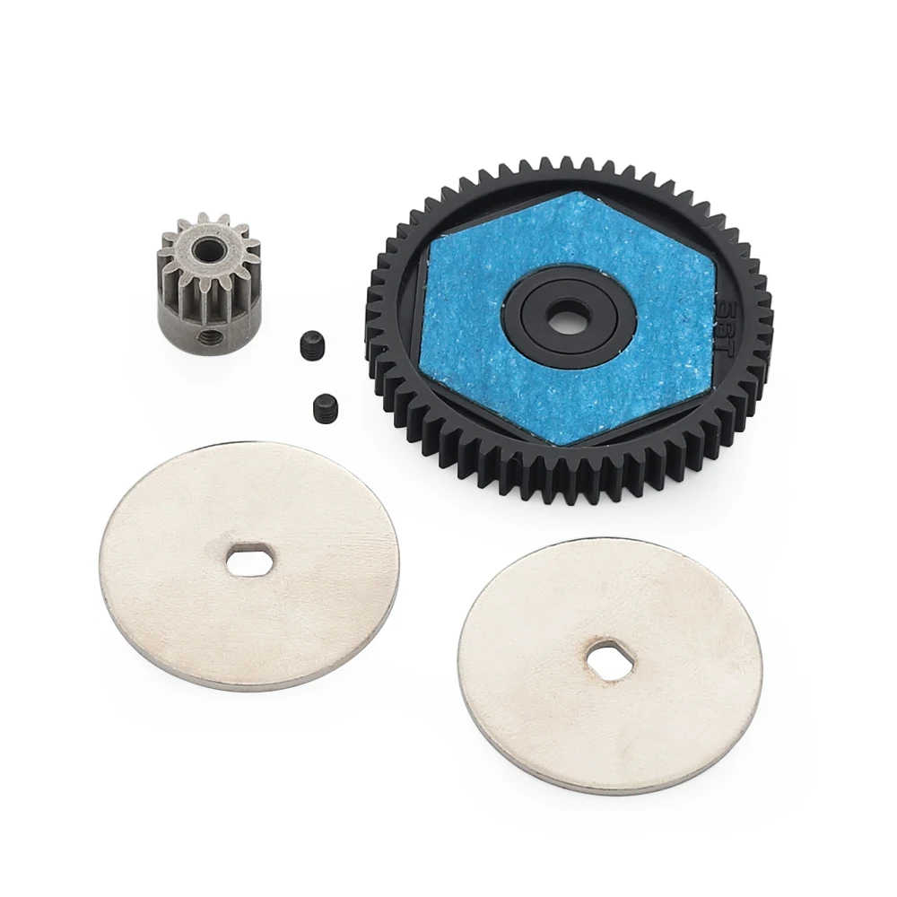 56T Transmission Plastic Spur Gear Set for 1/10 RC Crawler Car Axial SCX10/SCX10 II 90047 90104 Upgrade Parts