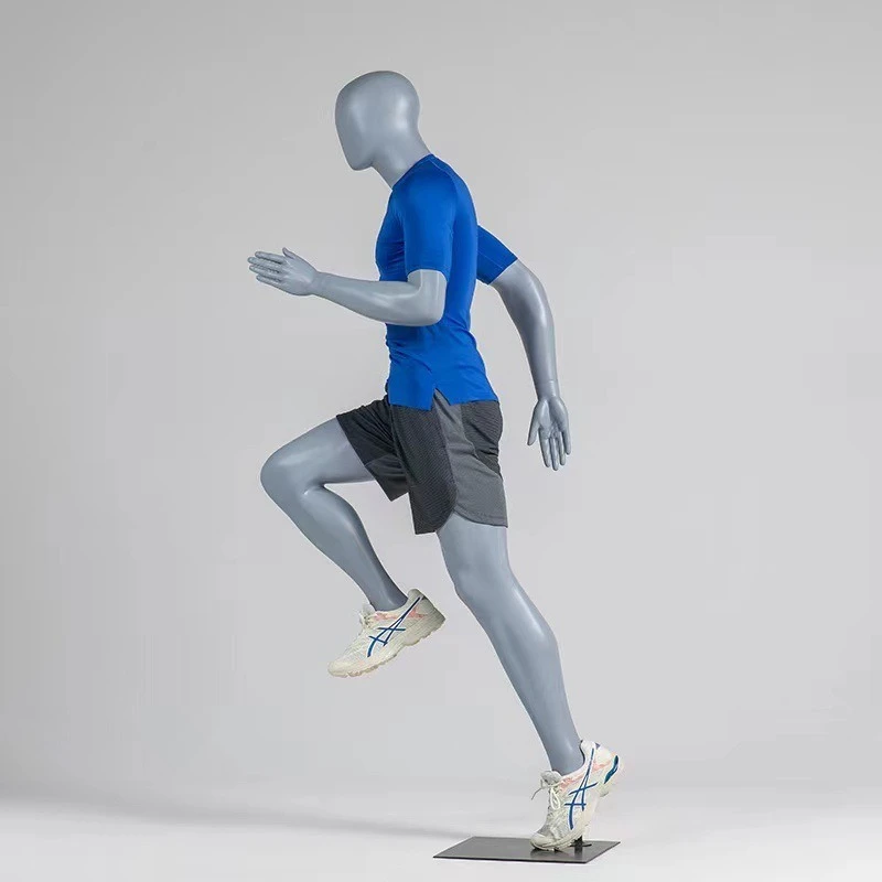 Running sports men and women model props full body clothing store display stand dummy outdoor sporting goods display