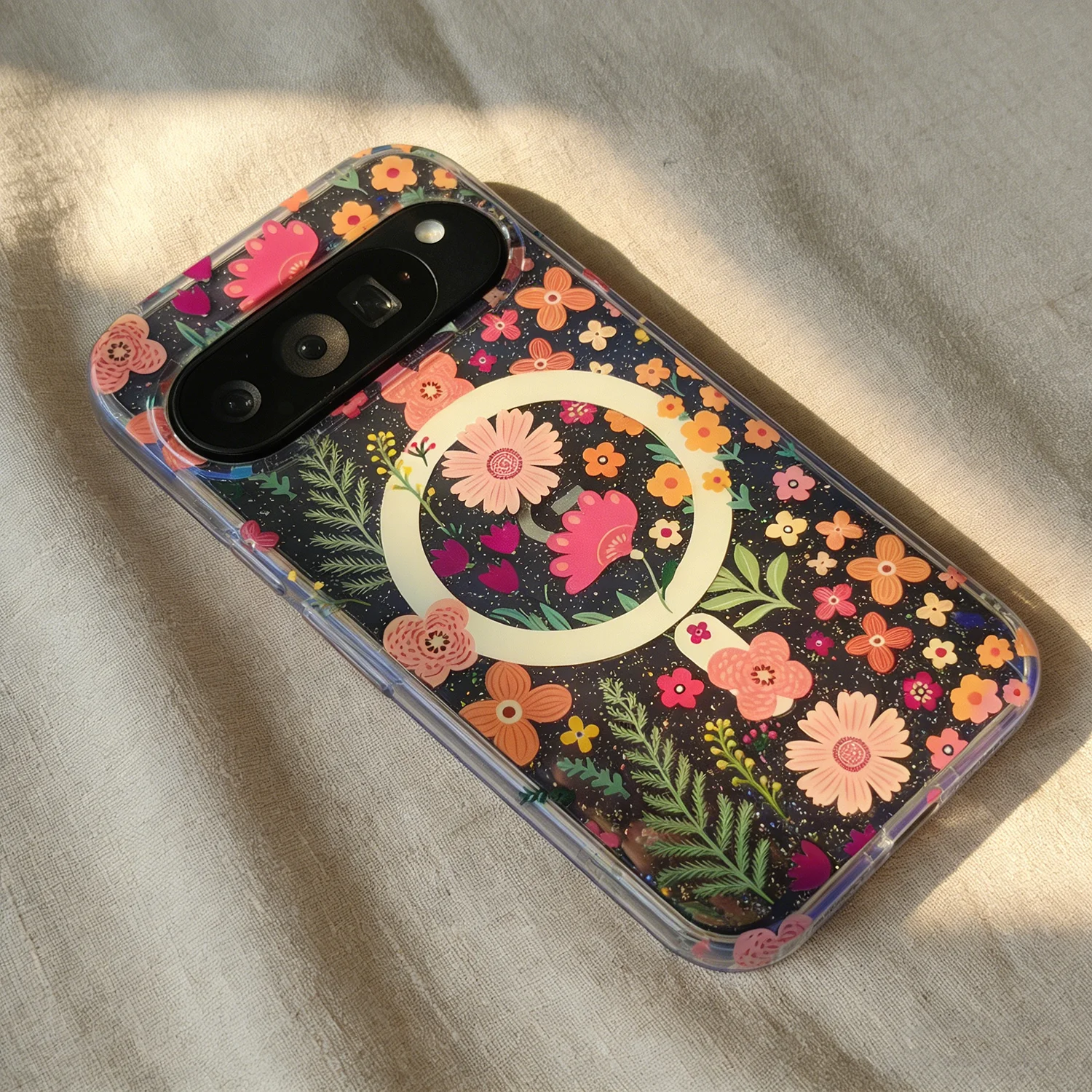 Luxury Spring Clear Glitter Pr - Phone Cases Aesthetic recension och pris