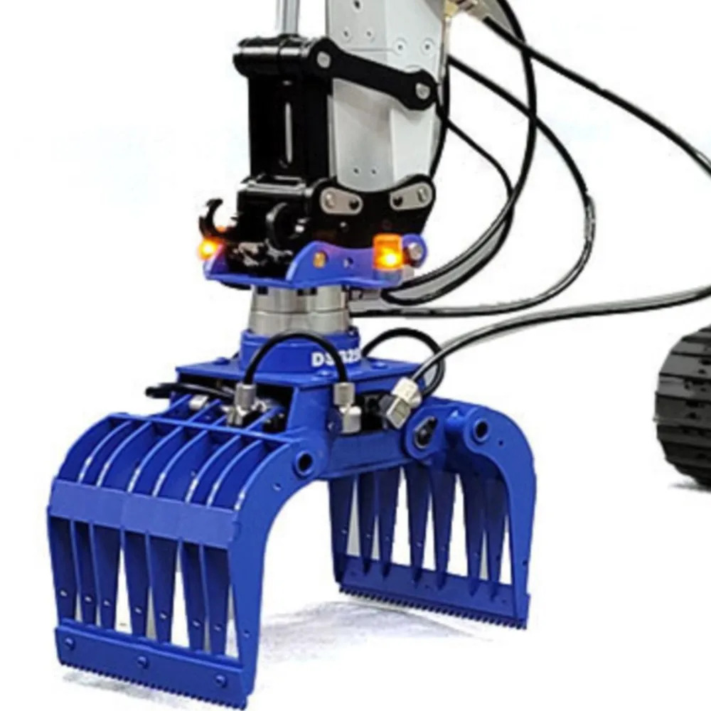 

Toys 1/14 MT 946 Tracked Hydraulic 9CH RC Excavator Painted Assembled Truck Digger Model With Metal Grab Bucket Ripper TH19594