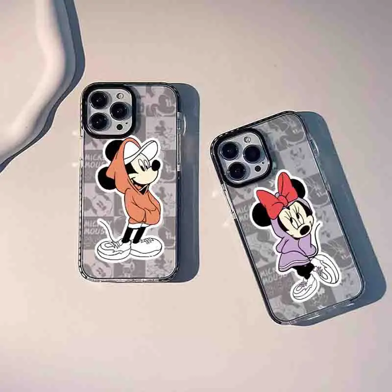 Disneys Mickeys Minnies Mouses Hoodies Phone Case For iPhone 16 15 14 13 12 11 Pro Max 7 8 Plus XR XS MAX MINI Y2K Back Cover