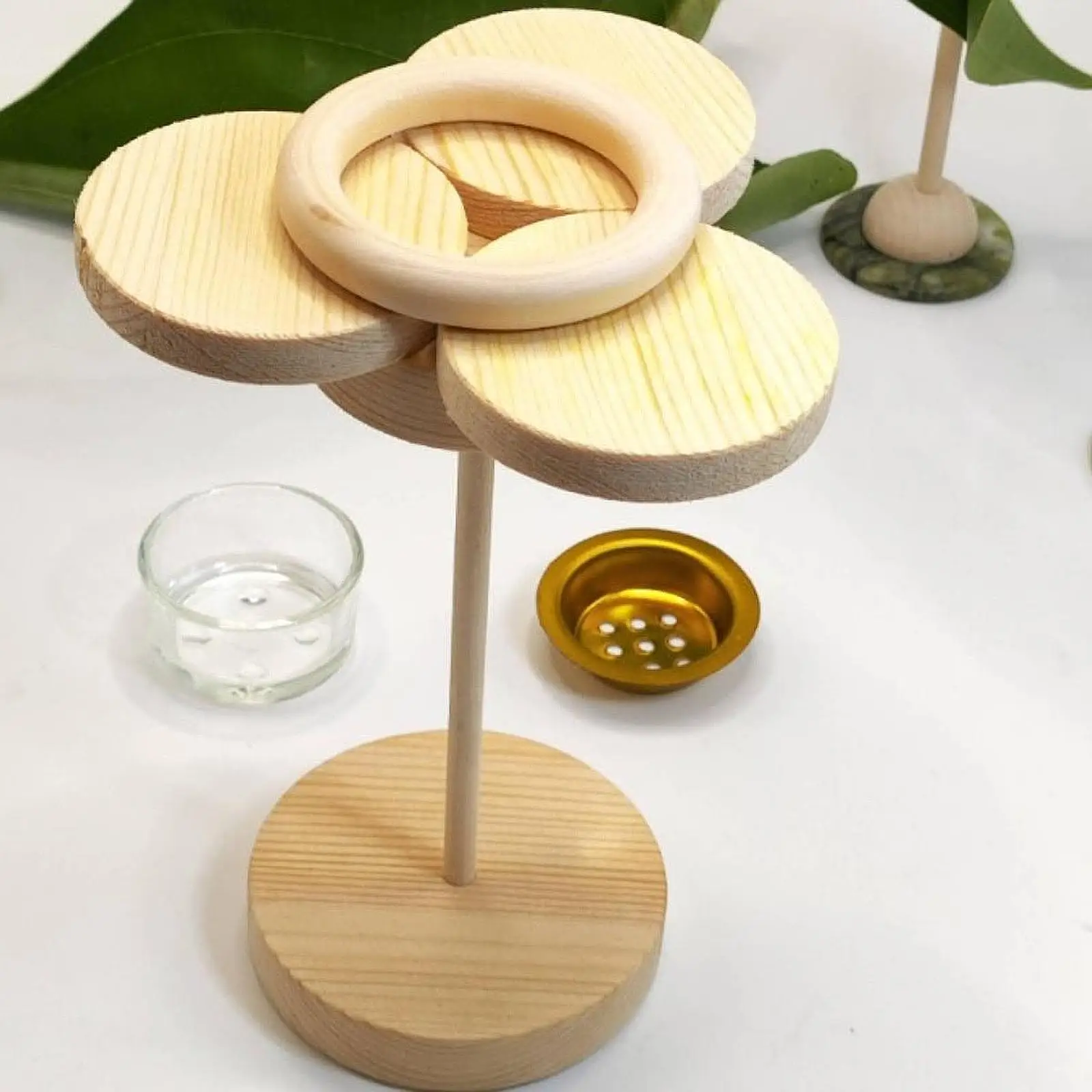 حامل شموع سطح المكتب هدية السنة الجديدة شمعدان ديكور المنزل مبخرة عطر المنزل لليوجا سبا خزانة غرفة المعيشة ديكور