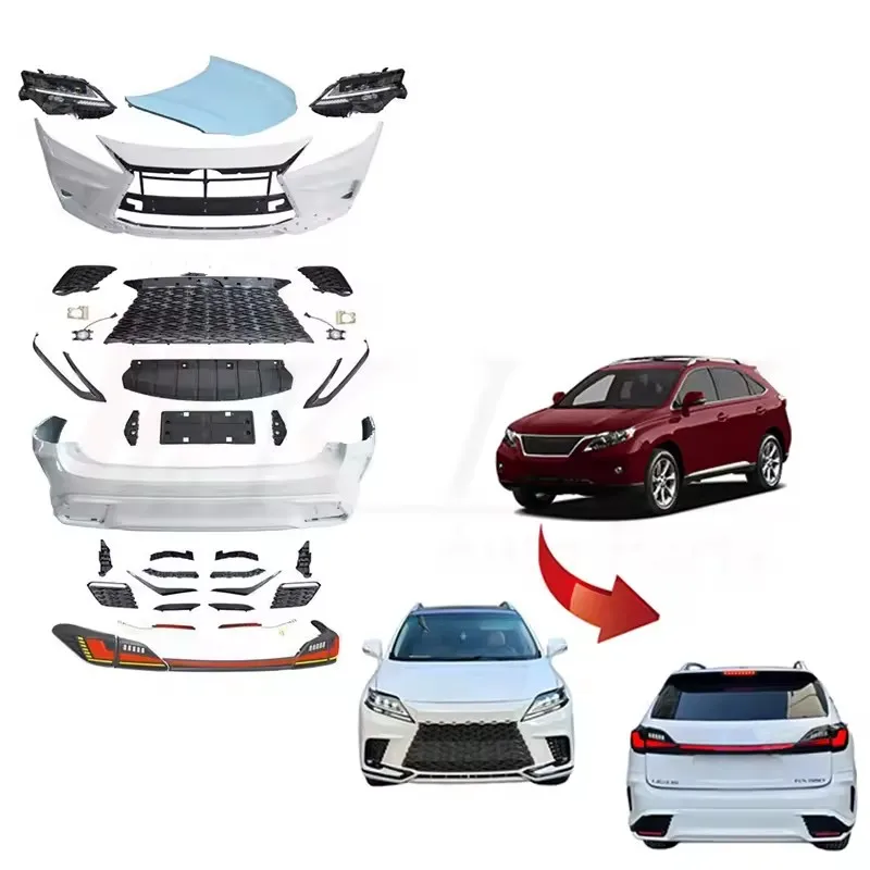 

Высокое качество, новый дизайн, передний бампер для Rx350 Rx450 Rx270 2009-2015, обновление 2023, спортивный комплект кузова