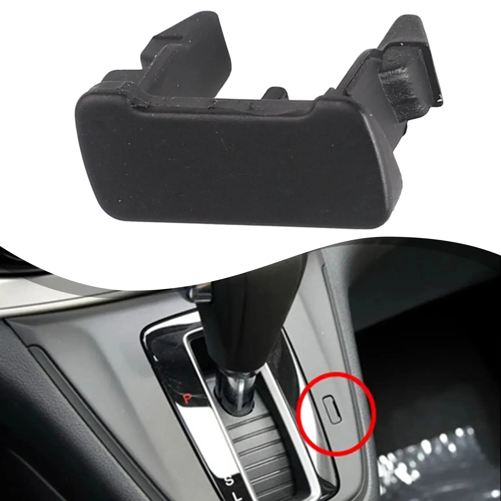 

Gear Knob Shift Lever Lock Cover Constructed From Plastic Fits Left Hand Drive Models Long-lasting Performance