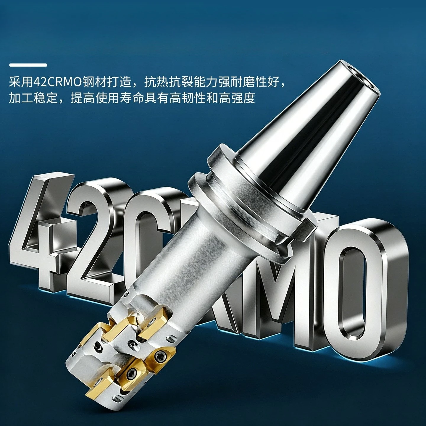 400R Spiral Corn Milling Cutter, CNC Roughing End Mill Holder, Right Angle Side Rough Machining Mill Cutter Head