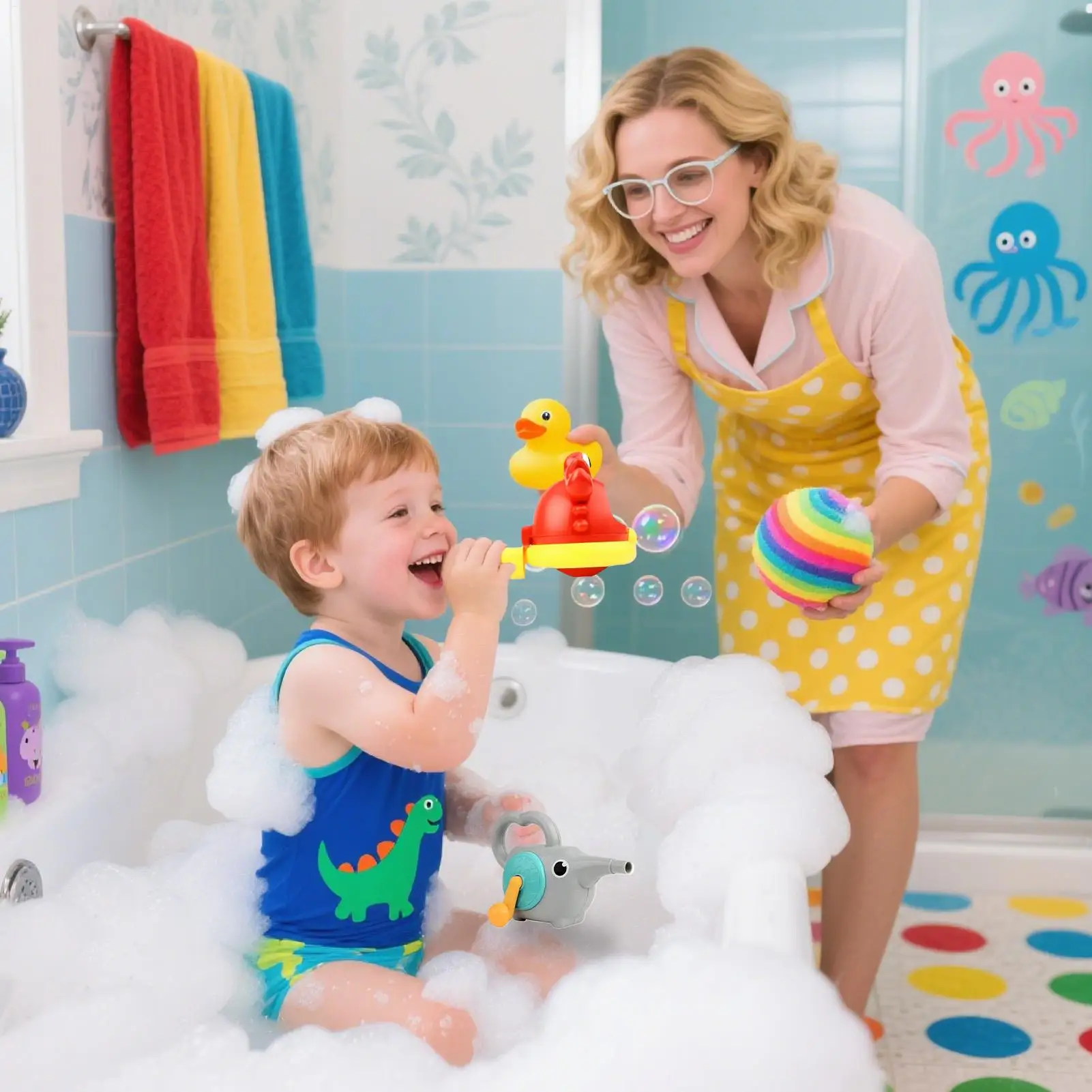 Badkuip Bubble Machine Peuter Krabhaai Model Bubble Maker Badspeelgoed Interactief voor vakantie Kinderbadkamer Verjaardag Kinderdagverblijf