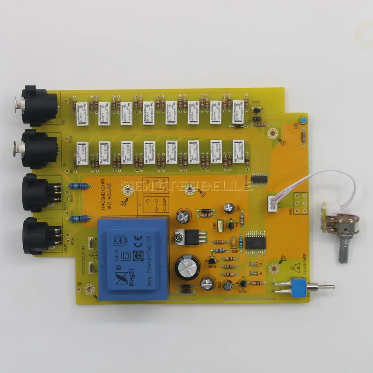 Advanced Relay Volume Control Board HiFi XLR Balanced Passive Preamp Audio