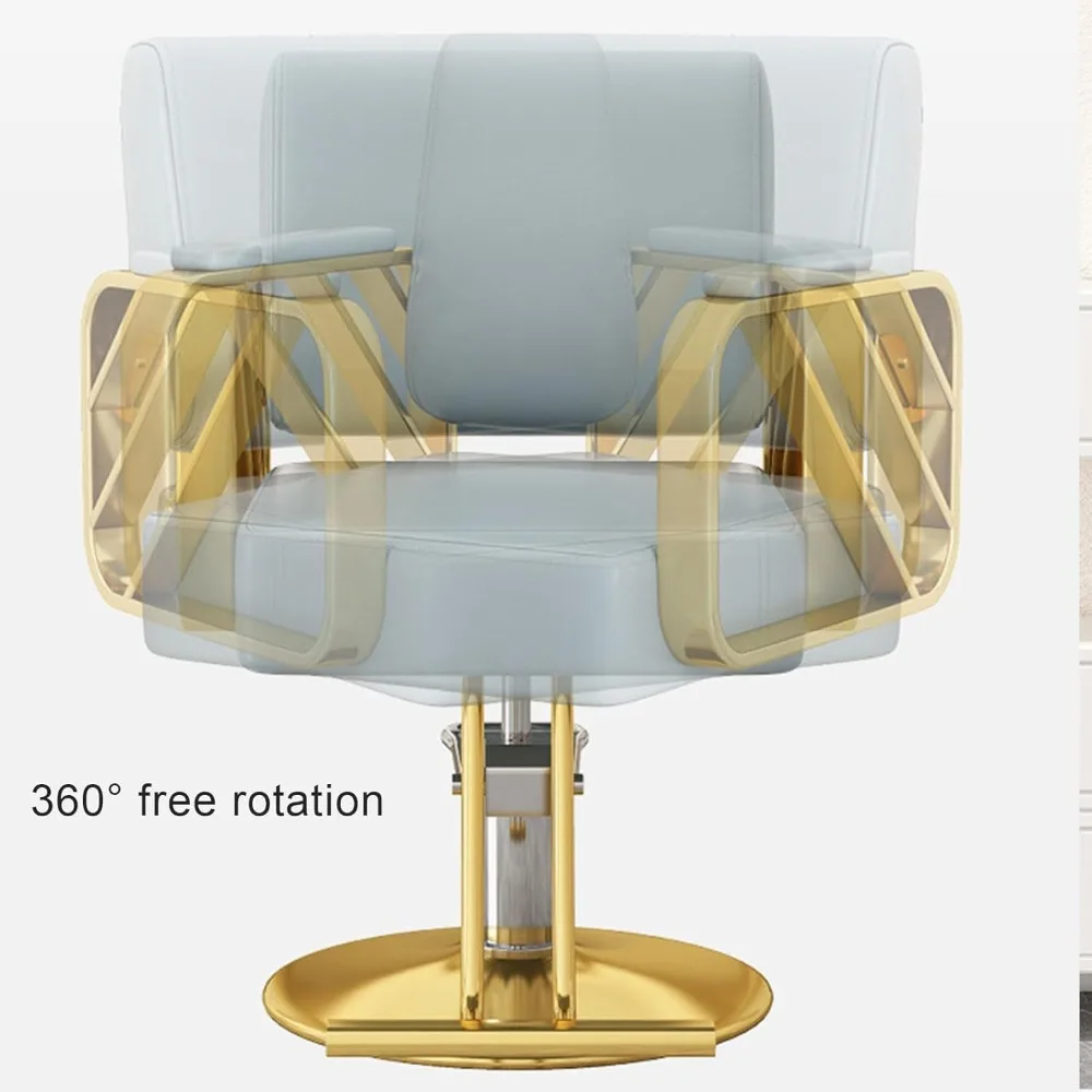 كراسي صالون قابلة للتعديل بارتفاع قابل للتعديل للحلاقين والمصففيين: غسل الشعر والاسترخاء في واحد #5