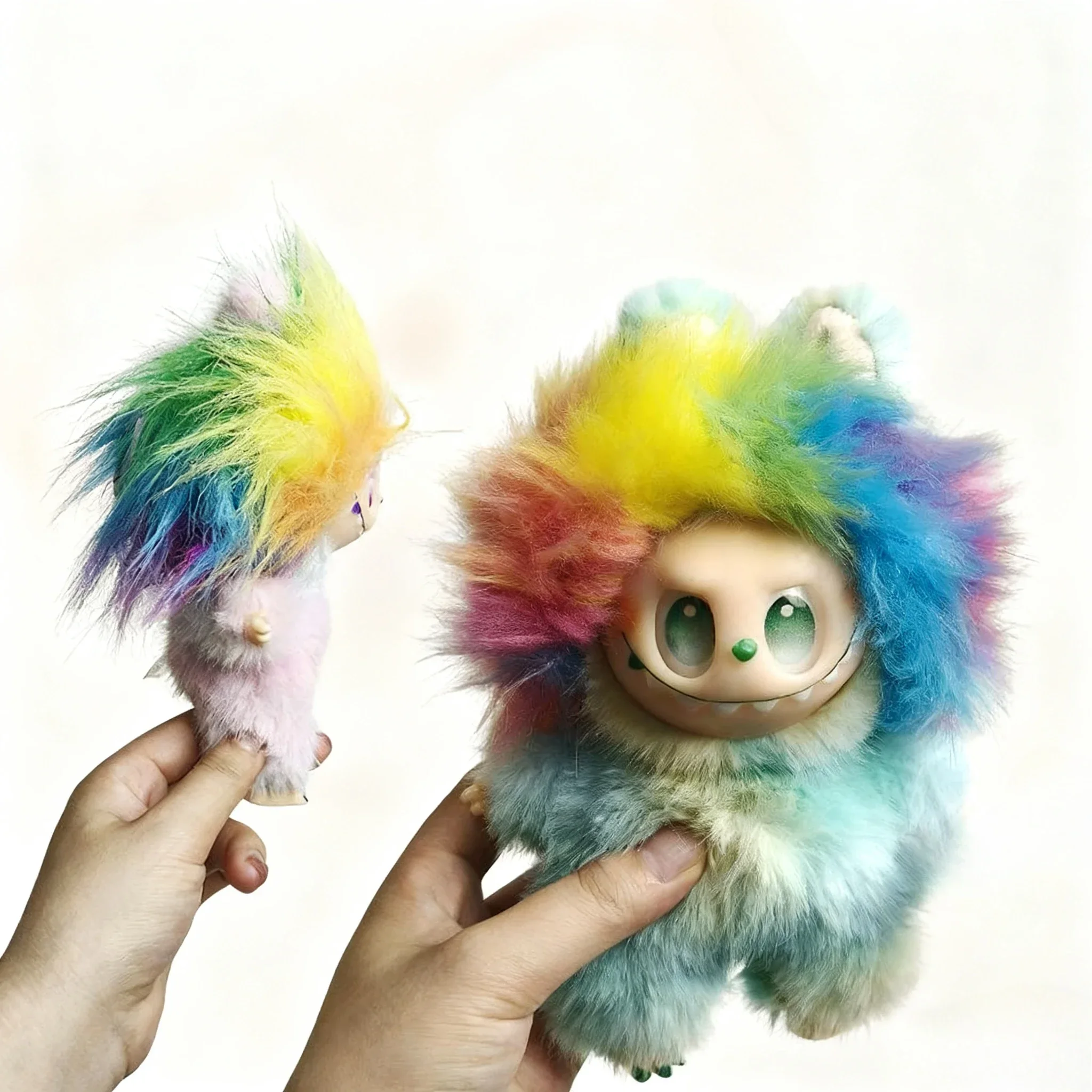 

Для Labubu оригинальный парик короткий волнистый вьющийся парик Боб афро игривая прическа несколько стилей 17 см аксессуары для кукол Рождественский подарок