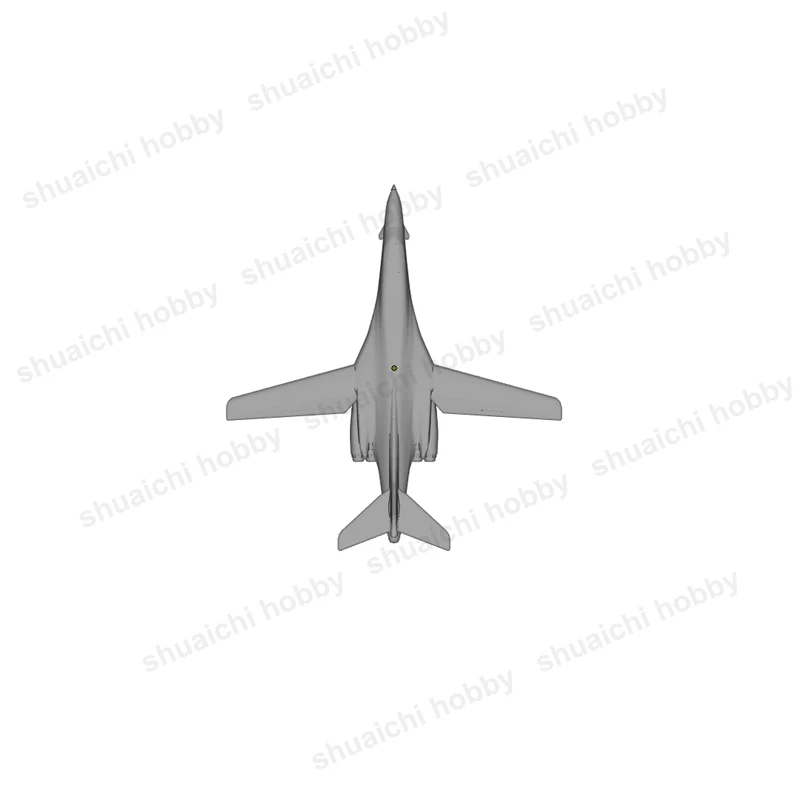 5PCS 1/2000 1/1500 Scale B-1B Lancer Strategic Bomber Model 3D Printed Bombardment Aircraft for Miniature Airport DIY Display