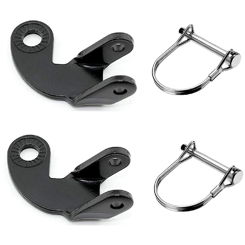 2Pcs Bike Trailer Coupler Attachment 135 Degree Hitch Coupler Attachment Angled Elbow for Burley Trailers