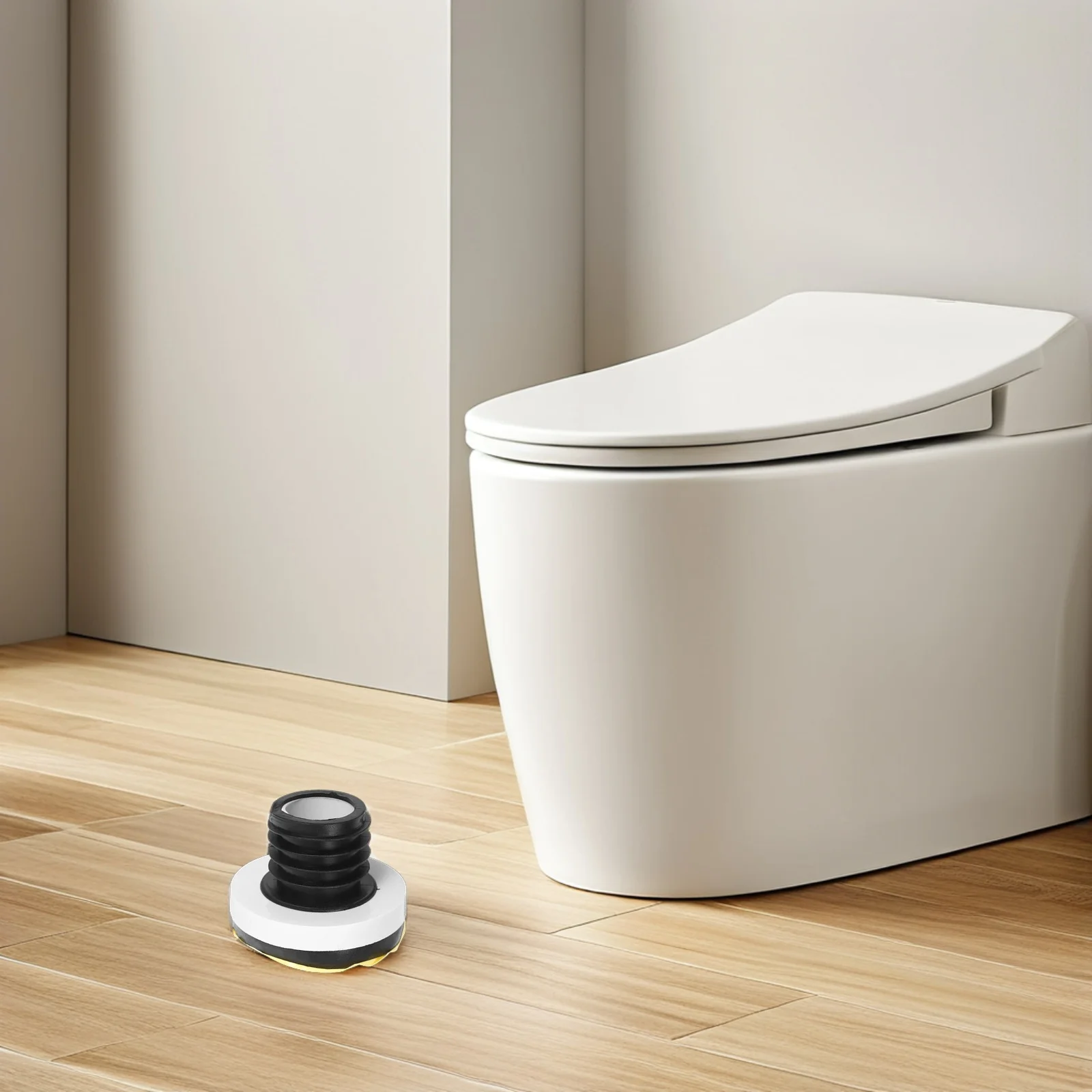 

4pcs Anti-Odor Silicone Urinal Wall Gasket Leakproof Sealing Ring Replacement Flange Connector for Bathroom Easy