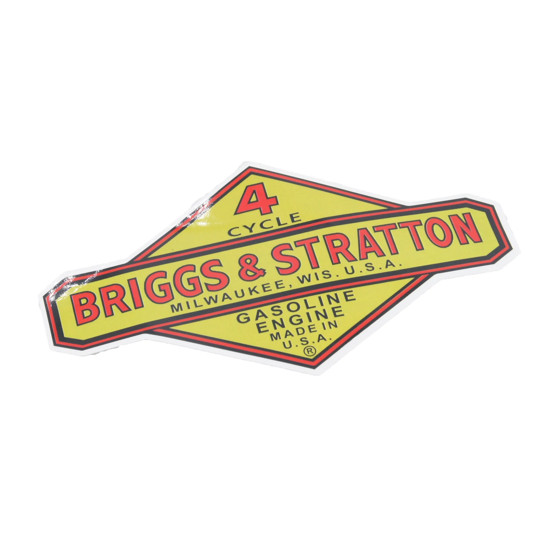 Sticker For Briggs & Stratton Gasoline Oil Small Engine