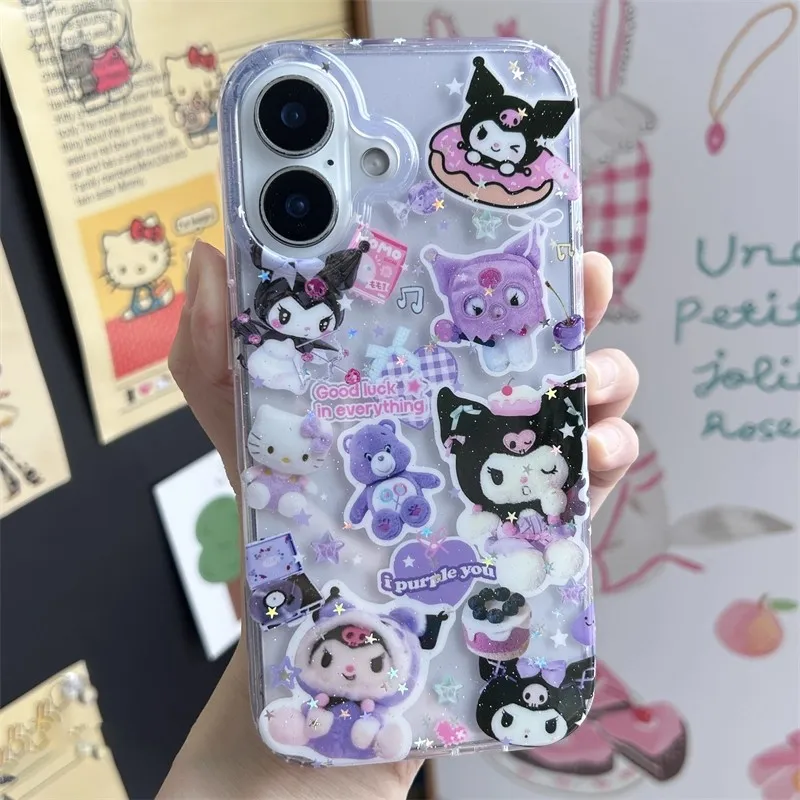 Shining Hellos Kitty Kuromis Melodys Phone Case For Samsung Galaxy S25 S24 S23 S22 S21 Note20 Edge Plus Ultra Lite 5G Back Cover - náhled 3
