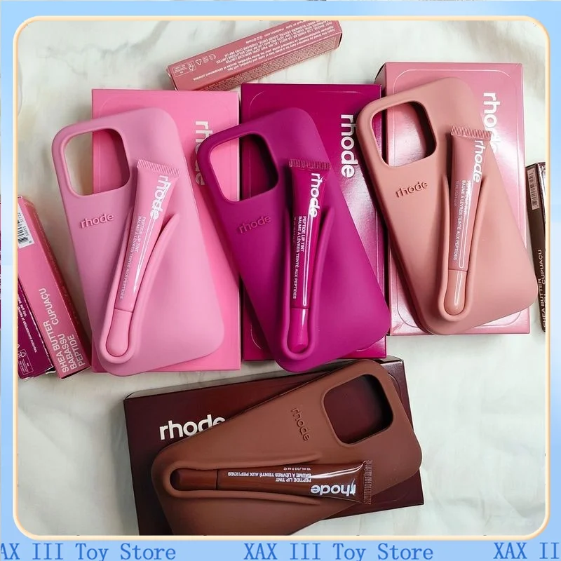 New Gift Packaging Lipstick Box For Girl Luxury Box For New Color Rhode Phone Case For Iphone 16 15 14 13 12 11 Pro Max Plus