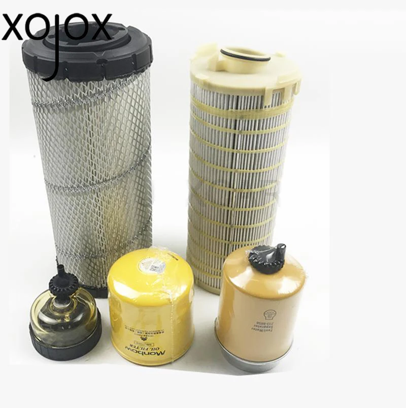 XOJOX per Caterpillar E305.5 306 307 e2 olio motore diesel griglia filtro aria ritorno idraulico filtro olio accessori per escavatori