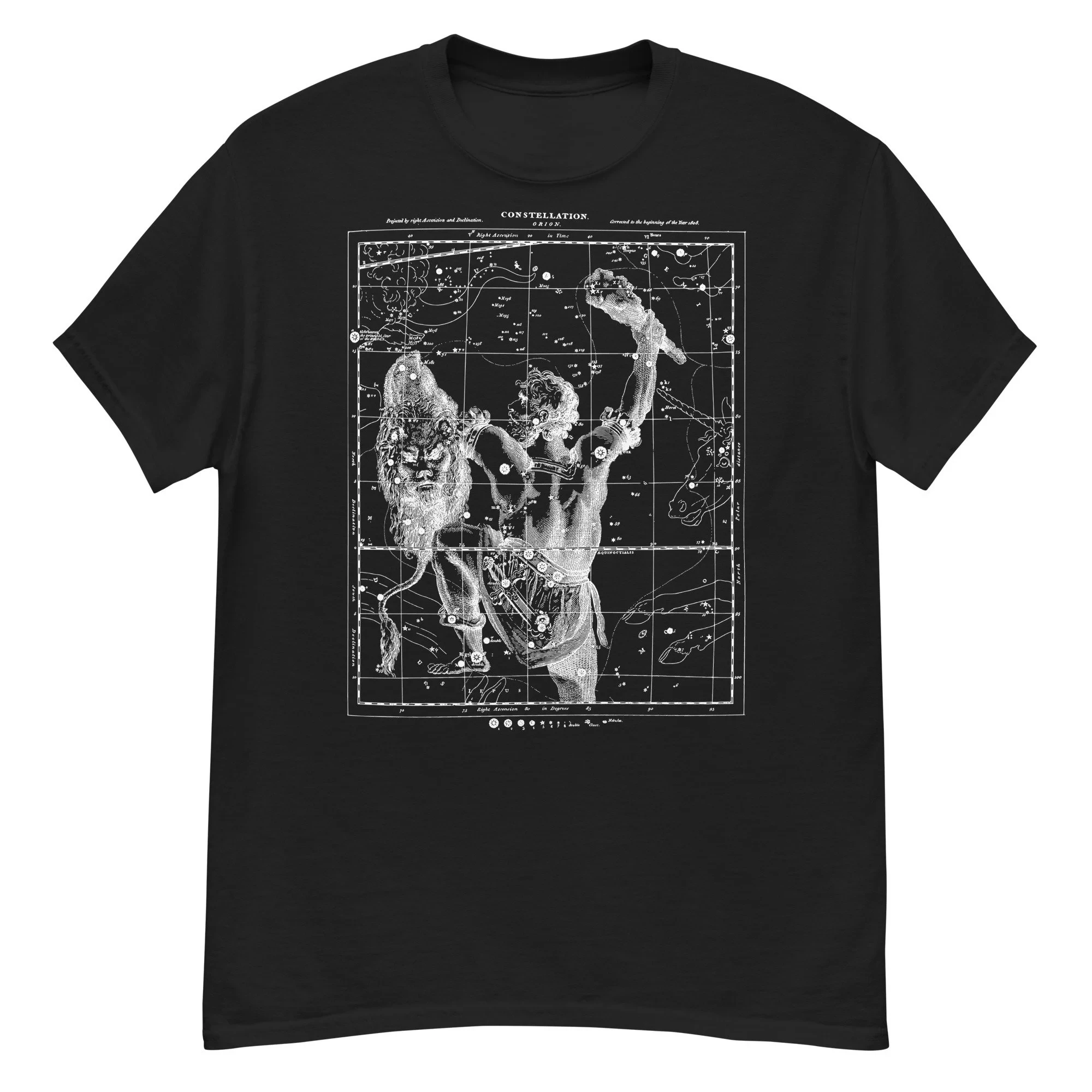Orion Constellation Map Aesthetic Astronomy Space T-Shirt