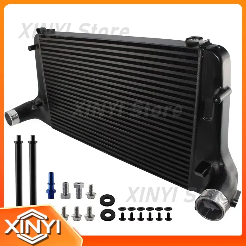 Front Mount Intercooler New Performance for Ford Explorer ST EcoBoost Engine 3.0L 2020-2023 Black Silver