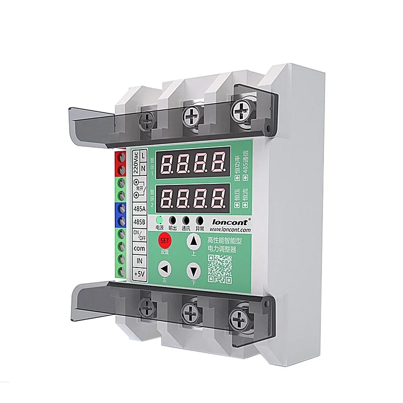single Phase Thyristor Voltage Regulator SCR Temperature Control Power Regulator Digital Phase-Shifting Power Regulation