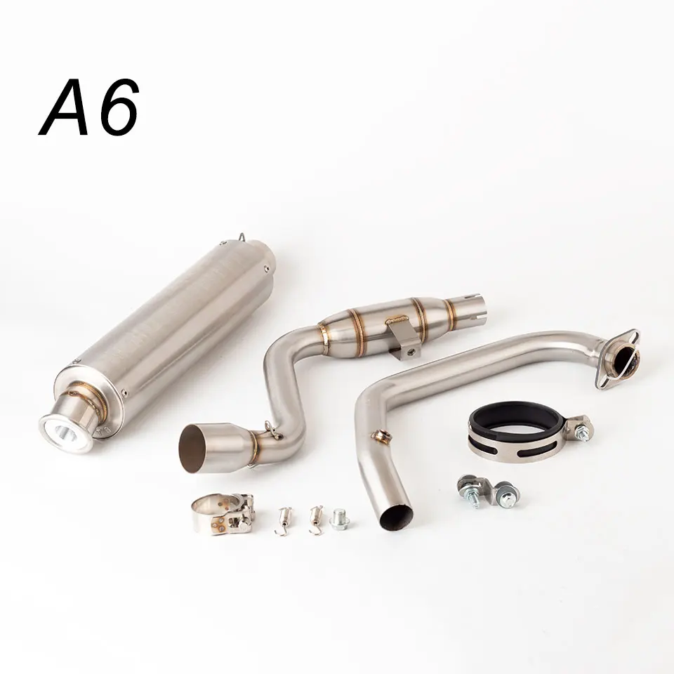 Motorcycle  Exhaust System for Suzuki Gixxer 155 GSX150F Motorcycle Exhaust Header Mid Link Pipe Slip On Muffler With DB Killer