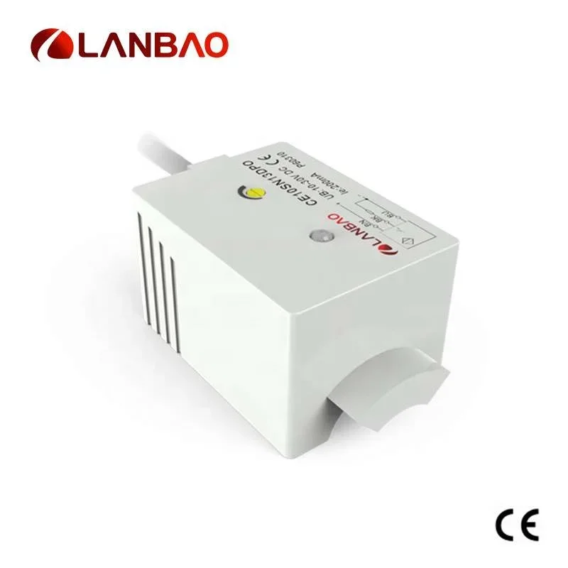 LANBAO Plastic Non-flush Pipe Liquid Level Capacitive Sensor with U Type Design