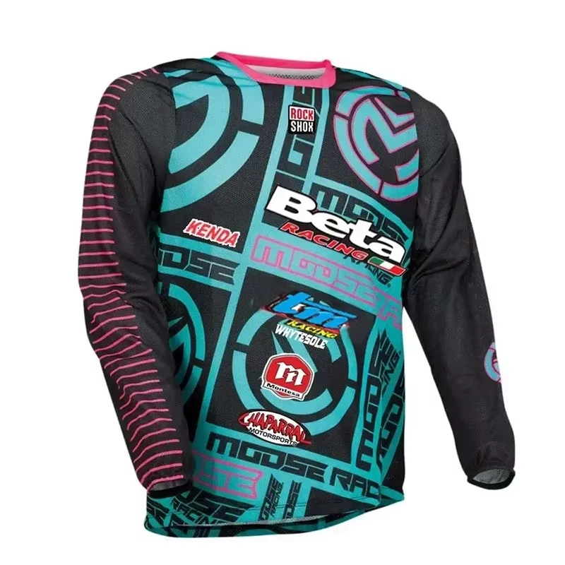 LANGÄRMELIGES T-SHIRT FÜR HERREN, MOTOCROSS-FAHRJERSEY, MOUNTAINBIKING, OUTDOOR-SPORT, FITNESS-HEMD, LOCKERE KLEIDUNG – Detail 6