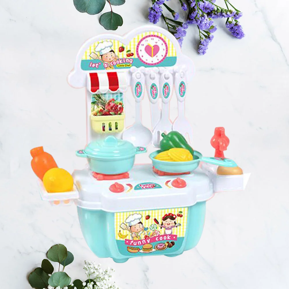 Simulation Kitchen Utensil Toy Toys Play House Mini Tableware Cooking for Girls