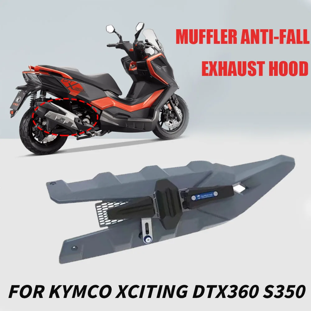 

New For KYMCO Xciting DTX360 DTX 360 S350 Motorcycle Accessories Modified Muffler Anti Fall