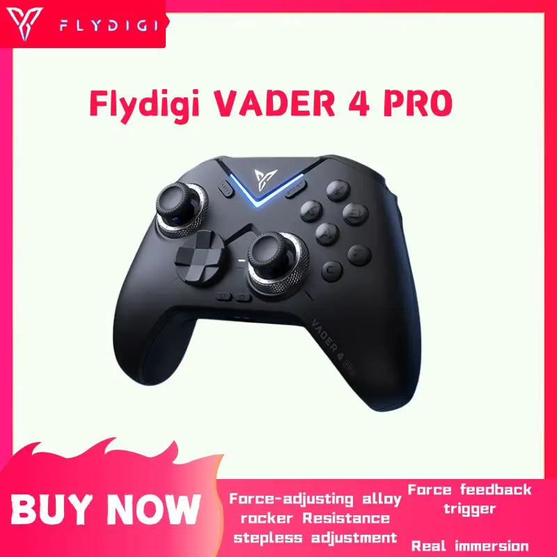 New Flydigi VADER 3 / VADER 4 PRO Bluetooth Wireless Gamepad Hall Linear Trigger Switch/PC/steam/IOS Games and Video Games