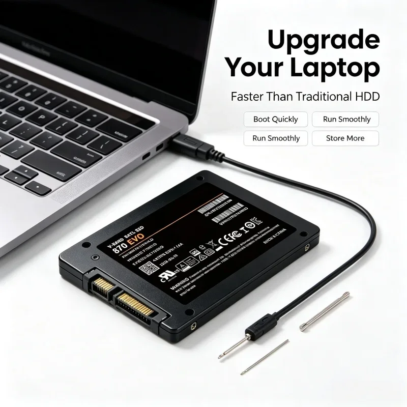870 EVO New Internal Solid State Drive 2.5 Inch 550MB/S SATA3 SSD 1TB 2TB 4TB Hard Disk Solid State Drive For Laptop Desktop
