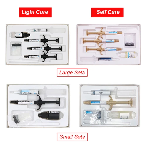 Soporte de ortodoncia Dental profesional, adhesivo de esmalte Dental, pegamento de unión de curado ligero, autocurativa Gel suave de resina, suministros para dentistas y clínicas