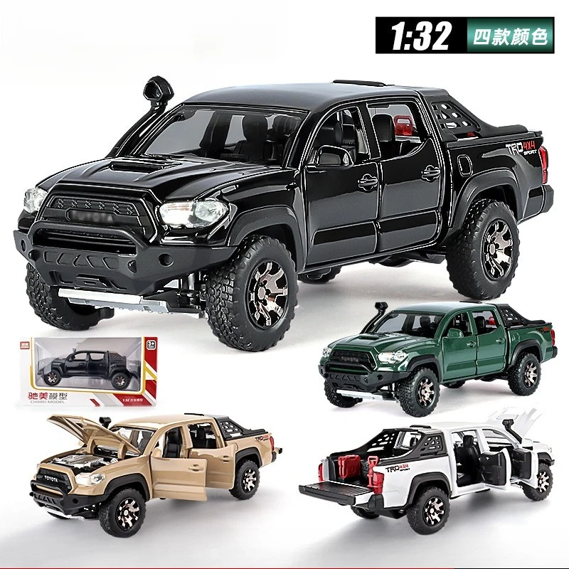 1:32 Takuma Alloy Pickup Truck Model Simulation Off-road Car Ornament Boy Toy Cross-border Procurement