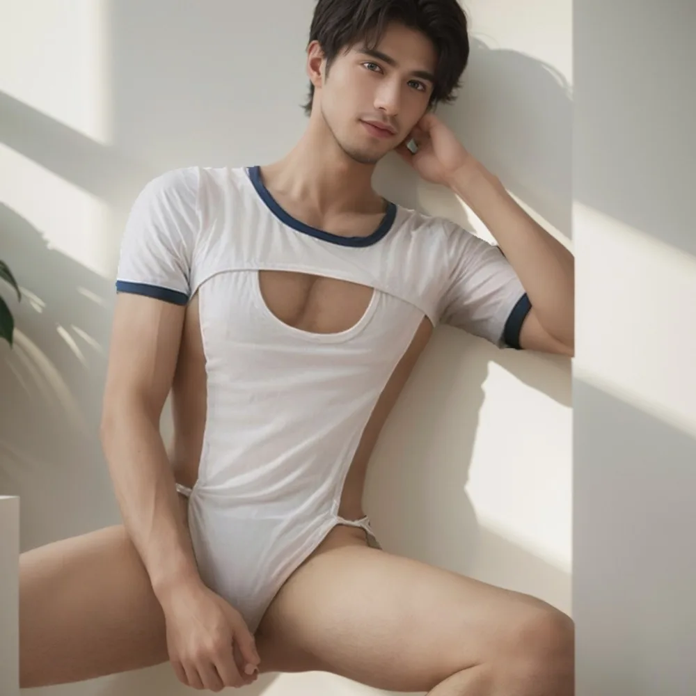 الشباب الرجال مثير ارتداءها الملابس الداخلية لعب الأدوار الملابس الداخلية ملابس للرجال المثيرة الجنس لعب الأدوار زي Femboy الملابس الذكور ملابس خاصة #1