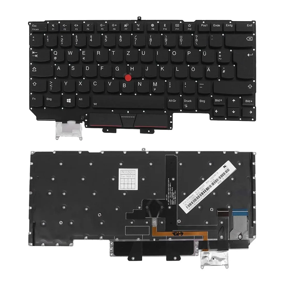 

Немецкая клавиатура с подсветкой для Lenovo IBM ThinkPad X1 Carbon Gen 5 2017 YD85 SN20M08084 01ER676 V160520AK1 GR