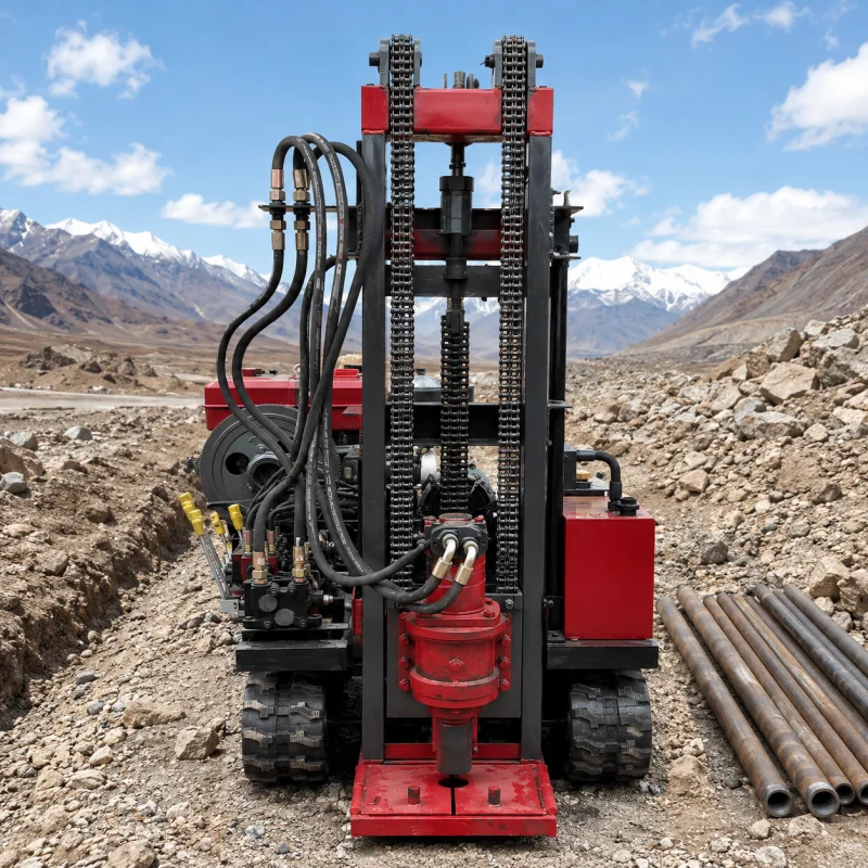 Heavy Equipment Drilling Rig - حفارة زاحفة مدمجة لحفر الآبار الصغيرة