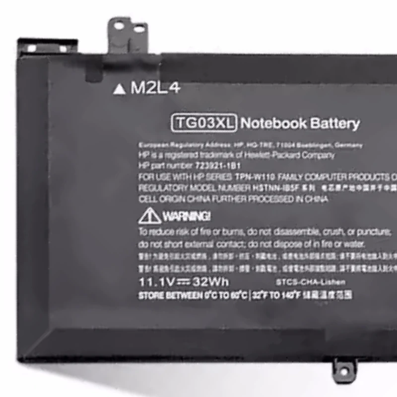 New TG03XL Battery For HP Spectre X2 Pro 13 H200ED H200EE H200EP H200ES H200EO H210DX H211NR H240SE H255SA H270EZ H275EO H281NR