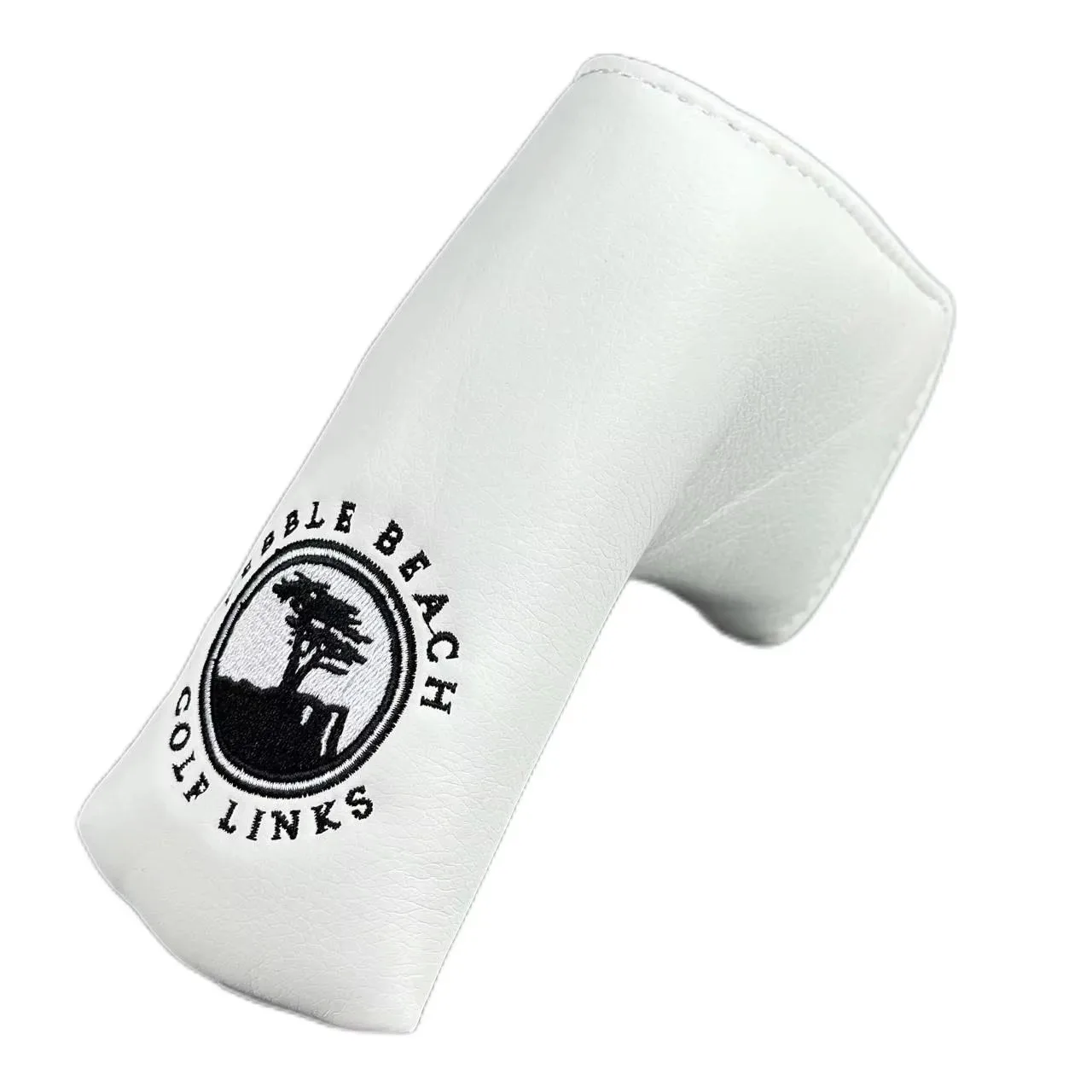 1PCS Trees Pebble Beach Golf Club Putter Cover, Square Semicircle Golf Head Putter Cover for Scotty Cameron