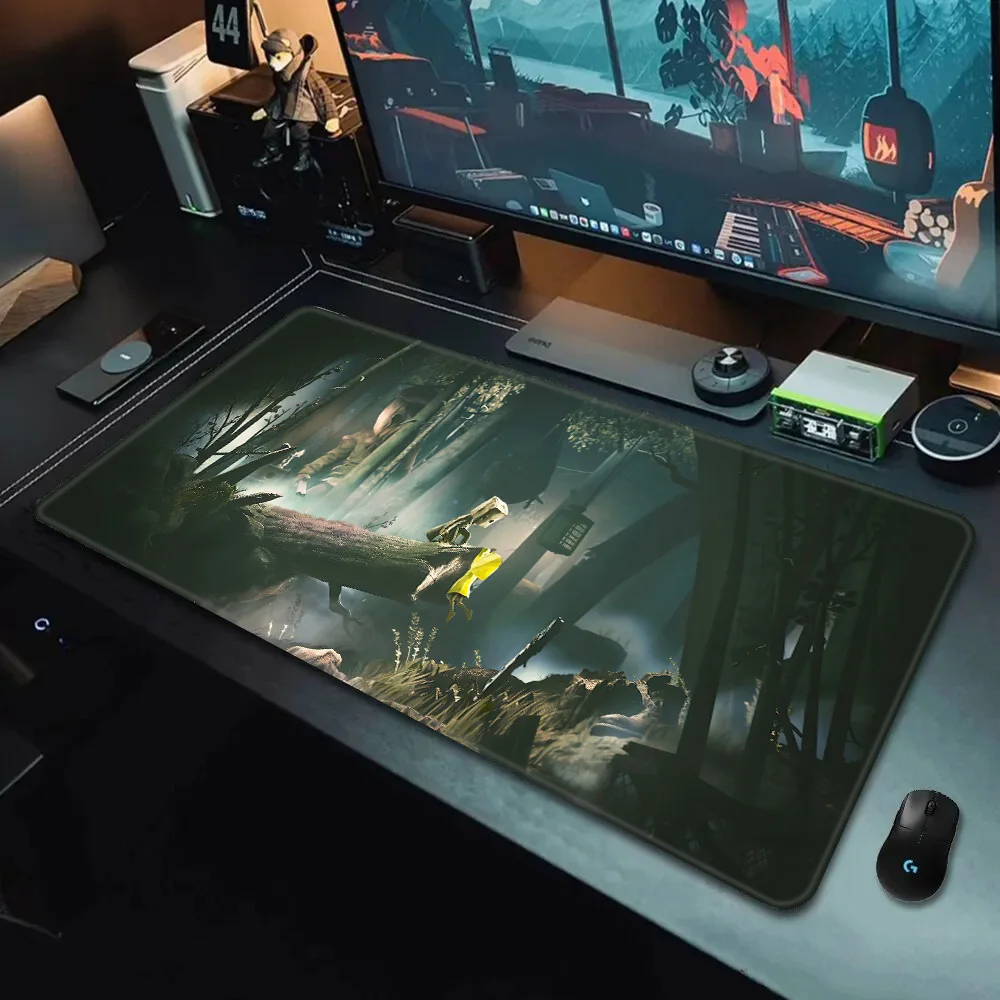 لعبة الرعب الكوابيس الصغيرة ماوس الوسادة الطباعة ألعاب الكمبيوتر قفل حافة عدم الانزلاق ماوس الوسادة XXL90x40 سنتيمتر لوحة المفاتيح الكمبيوتر وسادة مكتب