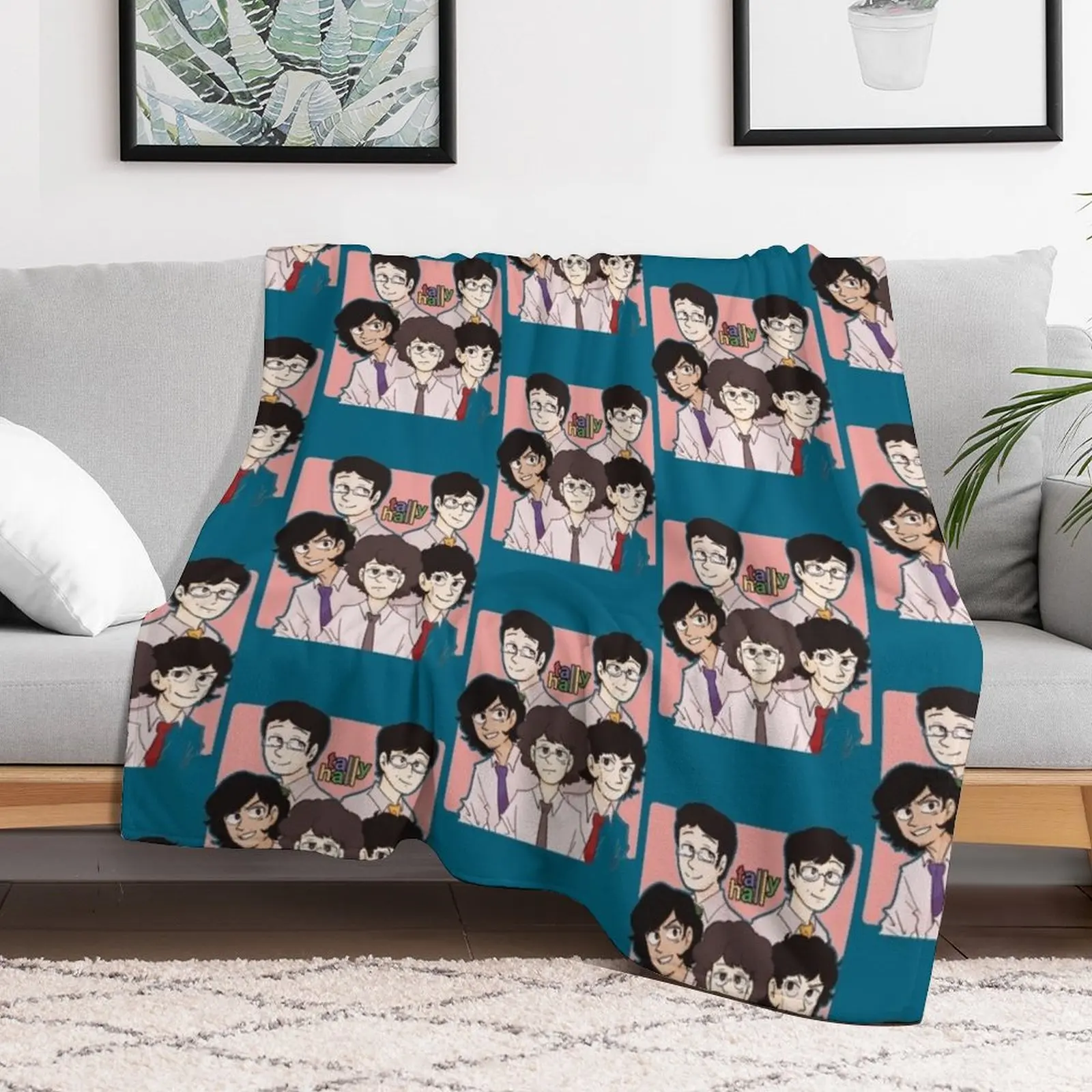 Tally Hall pixel Throw Blanket Cozy Microfiber Throw Blanket for Home Bedroom