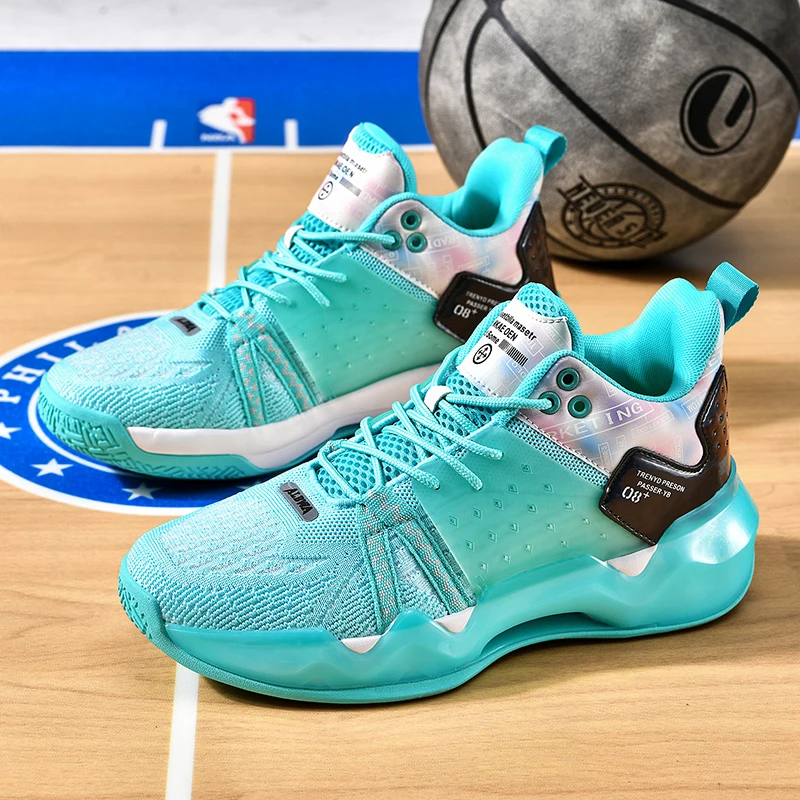 

New professional summer new comfortable lightweight quality training cushioning rebound basketball shoes sports shoes Very good