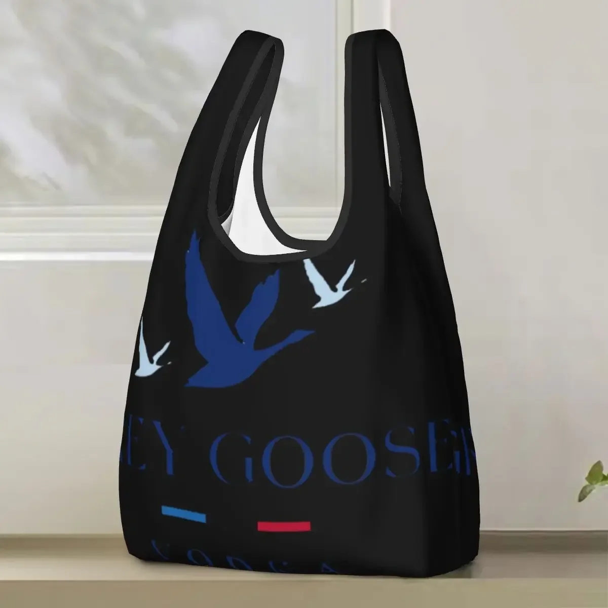 Grey Goose Vodka Shopping Bag Portable Tote Bags Foldable Shoulder Shopper Bag Groceries Handbag