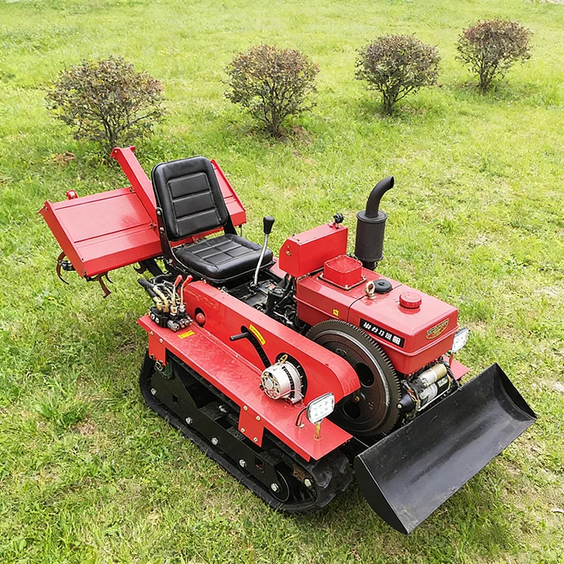 

Customized Full Terrain Small Plowing Machine, Diesel Micro Tiller for Agricultural Crawler Tractor & Crawler Rotary Tiller