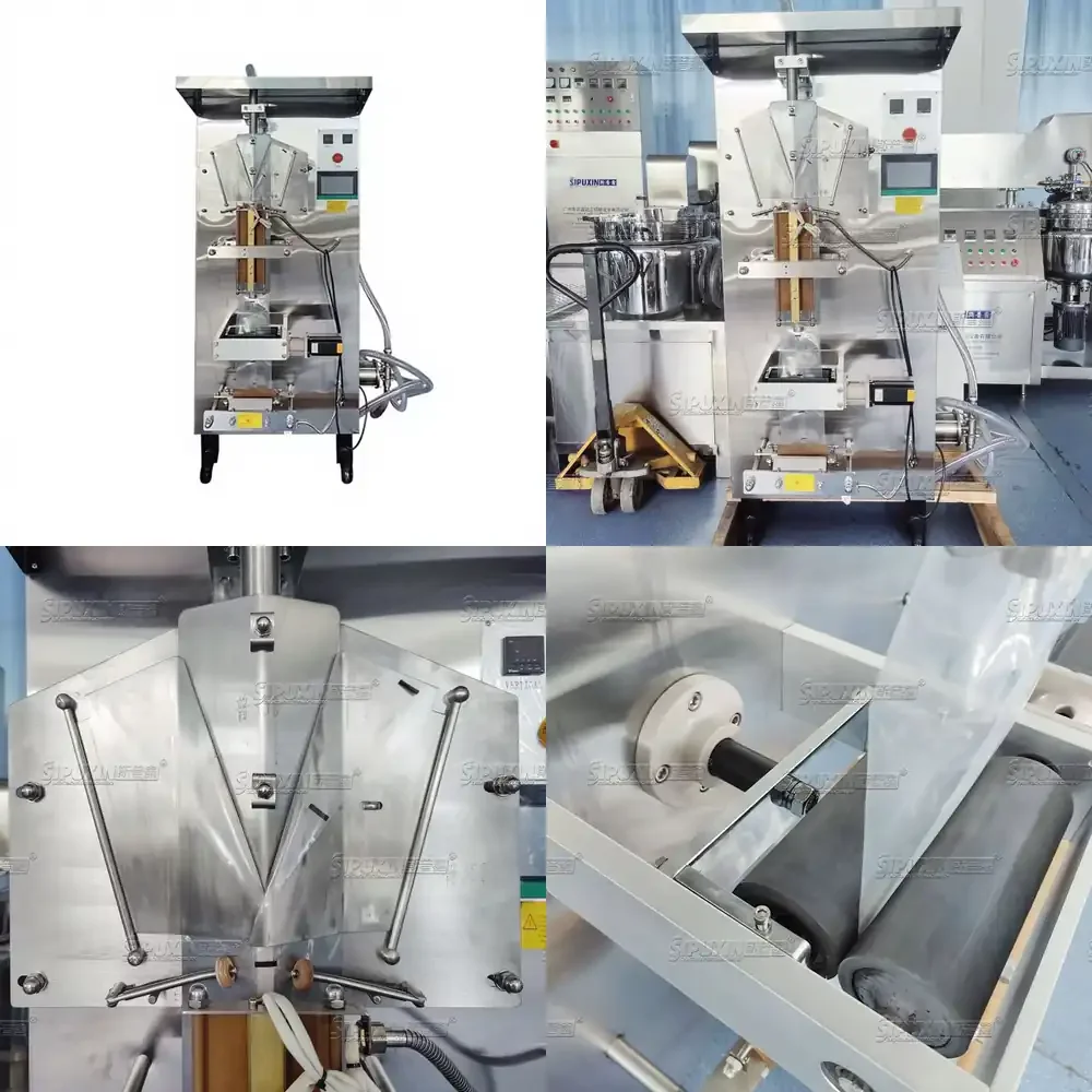 

New Large Dose Liquid Beverage & Oil Filling Machine Motor High Efficiency Automatic Glass Packaging for Chemical Pouch Bags
